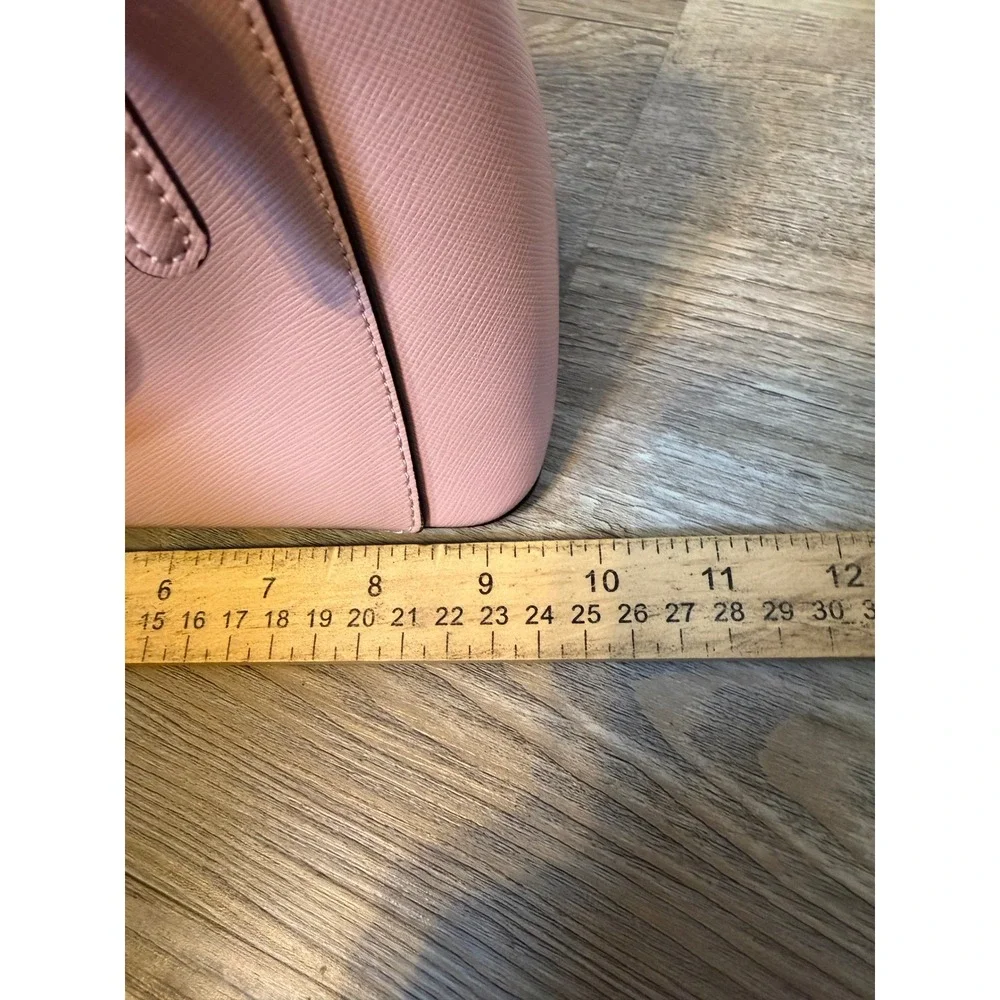 Kate Spade Womens Satchel Saffiano Leather Pink Small
